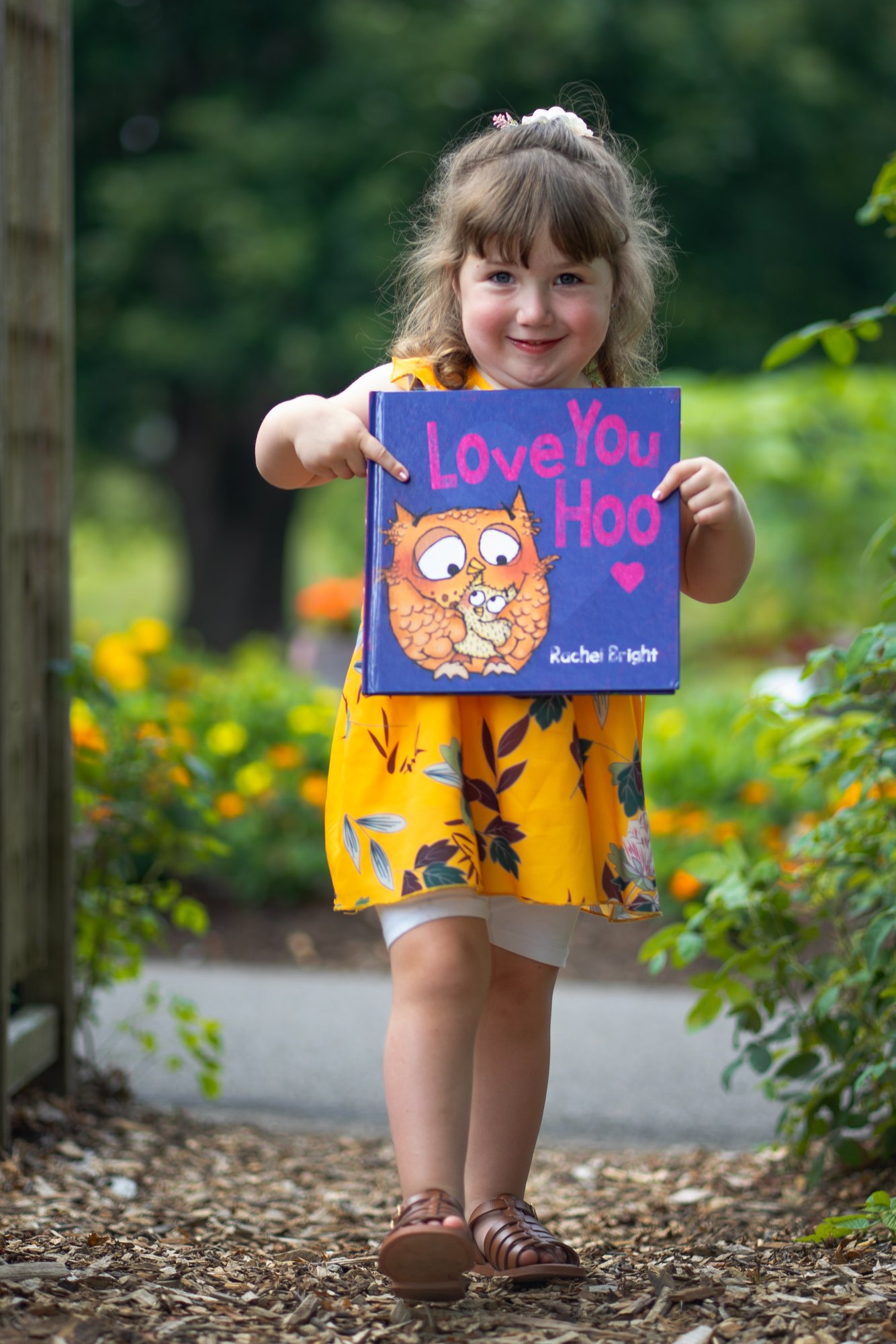 Child portrait with book